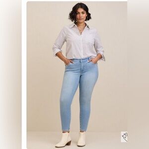 Perfect Skinny Ankle Premium Stretch Mid-Rise Jean